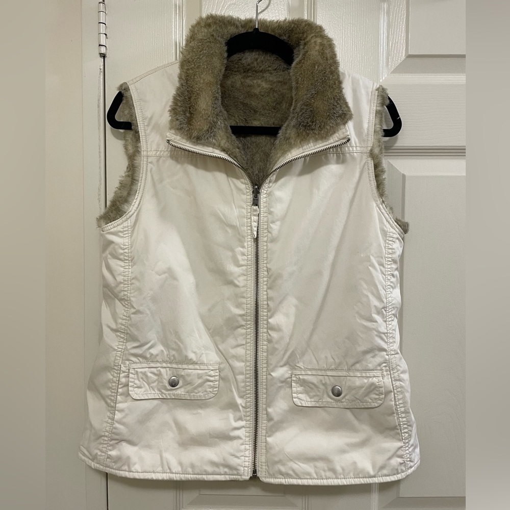 GAP Reversible Faux Fur Vest